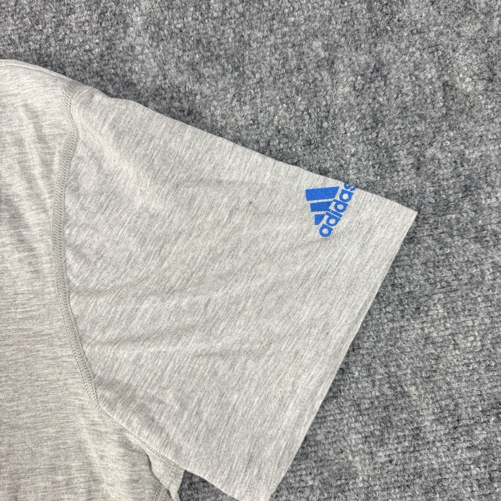 Adidas Ultimate Tee 2XL Gray "Go Fast Or Go Home" Graphic T-Shirt Athletic - Picture 4 of 7